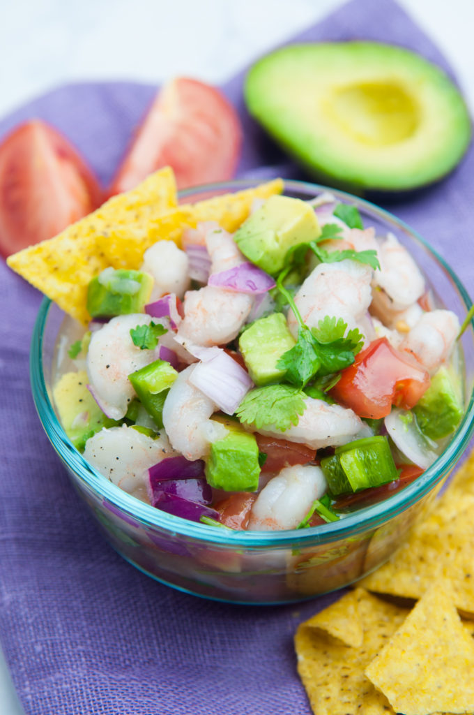 Easy Shrimp Ceviche - Tabitha Talks Food